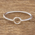 Sterling silver band ring, 'Circle Harmony' - Circle Design Sterling Silver Band Ring (image 2) thumbail