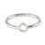 Sterling silver band ring, 'Circle Harmony' - Circle Design Sterling Silver Band Ring thumbail