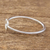 Sterling silver band ring, 'Circle Harmony' - Circle Design Sterling Silver Band Ring (image 2b) thumbail