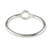 Sterling silver band ring, 'Circle Harmony' - Circle Design Sterling Silver Band Ring (image 2d) thumbail