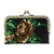 Beaded clutch handbag, 'A Golden Rose' - Beaded Black Clutch Handbag with Golden Rose Motif (image 2a) thumbail