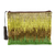 Beaded clutch handbag, 'Sunshine Luxe' - Petite Gold and Green Hand Beaded Clutch Evening Bag