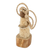 Natural fiber statuette, 'Earth Angel' - Central American Natural Fiber Angel Statuette (image 2b) thumbail