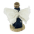 Natural fiber statuette, 'Night Angel' - Central American Natural Fiber Angel Statuette (image 2d) thumbail