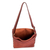 Leather messenger bag, 'Audacious' - Brown Leather Messenger Bag from Guatemala