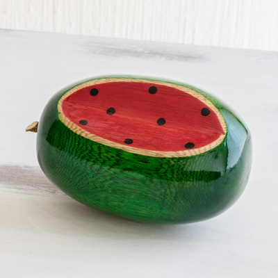 Wood sculpture, Sweet Watermelon