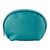 Leather cosmetics case, 'Luxe Life in Teal' - Genuine Teal Leather Cosmetics Case (image 2a) thumbail