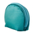 Leather cosmetics case, 'Luxe Life in Teal' - Genuine Teal Leather Cosmetics Case (image 2b) thumbail