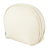 Leather cosmetics case, 'Luxe Life in Pale Beige' - Pale Beige Silk Lined Cosmetics Case (image 2b) thumbail