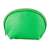 Leather cosmetics case, 'Luxe Life in Kelly Green' - Silk-Lined Green Leather Cosmetics Bag (image 2a) thumbail