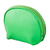 Leather cosmetics case, 'Luxe Life in Kelly Green' - Silk-Lined Green Leather Cosmetics Bag (image 2b) thumbail