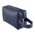 Leather toiletry case, 'Man of the World in Navy' - Men's Elegant Blue Leather Toiletry Case (image 2c) thumbail