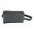 Leather toiletry case, 'Man of the World in Flint' - Hand Crafted Grey Leather Men's Toiletry Case (image 2b) thumbail