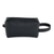 Leather toiletry case, 'Man of the World in Black' - Handmade Black Leather Toiletry Case for Men (image 2a) thumbail