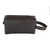 Leather toiletry case, 'Man of the World in Coffee' - Dark Brown Leather Men's Toiletry Case (image 2a) thumbail