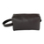 Leather toiletry case, 'Man of the World in Coffee' - Dark Brown Leather Men's Toiletry Case (image 2b) thumbail