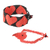 Perlenarmband-Freundschaftsarmbänder, (Paar) - Rote Freundschaftsarmbänder mit Herzmotiv und Perlen (Paar)