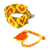 Perlenarmband-Freundschaftsarmbänder, (Paar) - Gelbe und orange herzförmige Freundschaftsarmbänder (Paar)