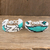 Perlenarmband-Freundschaftsarmbänder, (Paar) - Freundschaftsarmbänder aus türkisfarbenen und weißen Perlen (Paar)