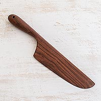 Wood knife, 'Utility' - Food-Safe Wood Knife from Nicaragua