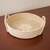 Natural fiber basket, 'Tradition in my Kitchen' - Hand Crafted Palm Fiber Basket or Tray