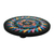 Wood trivet, 'Costa Rican Mandala in Black' - Artisan Crafted Round Wood Trivet (image 2a) thumbail