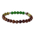Agate beaded stretch bracelet, 'Woodland Trail' - Assorted Agate Gemstone Bead Bracelet (image 2c) thumbail