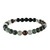 Agate beaded stretch bracelet, 'Colors of Costa Rica' - Multicolored Agate Beaded Stretch Bracelet