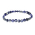 Sodalite beaded stretch bracelet, 'Smoky Blues' - Natural Sodalite Beaded Bracelet (image 2a) thumbail