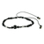 Men's multi-gemstone beaded bracelet, 'Dark Horse' - Artisan Crafted Men's Gemstone Bracelet (image 2a) thumbail