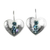 Sterling silver drop earrings, 'Take Heart' - Heart-Shaped Sterling Silver Earrings thumbail