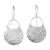 Sterling silver dangle earrings, 'Crater of the Moon' - Handmade Sterling Silver Dangle Earrings thumbail
