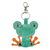 Leather key fob, 'Green Froggy' - Leather Frog Key Fob from Costa Rica (image 2c) thumbail