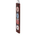 Glass mosaic incense holder, 'Floral' - Handmade Floral Mosaic Incense Holder