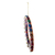 Cotton wreath, 'Thank You God' - Hand-Loomed Cotton Worry Doll Wreath From Guatemala (image 2c) thumbail