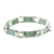 Jade link bracelet, 'Splendid Maya' - Link Bracelet with Guatemalan Jade (image 2b) thumbail