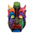 Wood mask, 'Fierce Warrior' - Boruca Warrior Balsa Wood Mask from Costa Rica (image 2a) thumbail