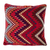 Cotton cushion cover, 'Red Maya Mountains' - Handwoven colourful Cotton Cushion Cover on Red (image 2a) thumbail