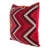 Cotton cushion cover, 'Red Maya Mountains' - Handwoven colourful Cotton Cushion Cover on Red (image 2b) thumbail