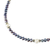 Collar de hilo de perlas cultivadas, 'Peacock Pride' - Collar de hilo de perlas cultivadas de pavo real