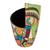 Dekorative Terrakotta-Vase, 'Asymmetrisch' - Handgefertigte dekorative Vase mit kubistischem Design
