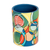 Decorative terracotta vase, 'Confluence' - Cubist-Inspired Decorative Terracotta Vase (image 2a) thumbail