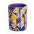 Decorative terracotta vase, 'Modern Geometry' - Decorative Terracotta Vase from Nicaragua