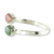 Jade and rhodonite wrap ring, 'Now and Then' - Rhodonite and Jade Ring (image 2c) thumbail