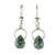 Jade dangle earrings, 'Maya Ascension' - Hand Crafted Jade earrings (image 2a) thumbail