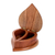Wooden jewelry box, 'Burning Love' - Cedar Wood Heart-Shaped Jewelry Box From Guatemala (image 2c) thumbail