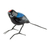 Ceramic sculpture, 'Long-tailed Manakin' - Colorful Hand Painted Bird Sculpture thumbail