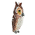 Ceramic owl wall plaque, 'Great Owl' - Ceramic Owl Wall Plaque for Patio from Guatemala