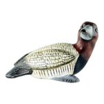 Ceramic figurine, 'Canvasback Duck' - Guatemala Handcrafted Ceramic Canvasback Duck Figurine