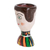 Kleiner Keramik-Übertopf, „Renata“ – handbemalter Mini-Übertopf